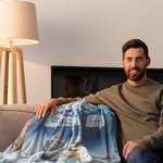 Henkilökohtainen kaipaan sinua enemmän kuin mitään Pehmeä peitto Joulun muistolahja perheelle