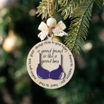 Personalized Friend Like a Bra Engraved Wooden Hanging Ornament Funny Christmas Gift for Best Friend Soul Sister