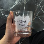 Verre à Whisky Personnalisé avec Photo de Famille Cadeau de Noël Fête des Pères pour Homme Mari Ami