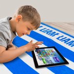 Manta personalizada de forro polar suave a rayas clásicas con nombre Regalo de cumpleaños para un amigo de la familia