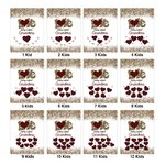 Personalisierte Liebe genannt werden Oma Leopard Plaid Herz Design T-Shirt mit 1-12 Kinder Namen Muttertag Geschenk für Oma Mama