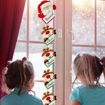 Décoration Murale de Noël Image Père Noël Renne Décor Personnalisé avec Nom Cadeau de Noël pour la Famille