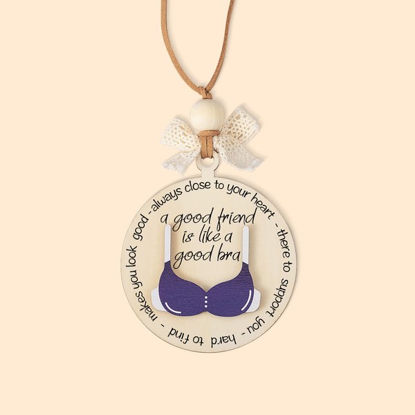 Engraved Wooden Hanging Ornament Funny Christmas Gift
