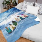 Personalized Those My Love Don Not Go Away Soft Blanket Christmas Memorial Gift for Family