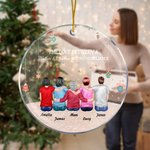 Personalized The Love Between A Mother And Children Knows No Distance Acrylic Ornament Christmas Mother's Day Gifts for Mom
