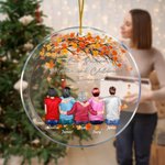 Personalisierte Die Liebe zwischen einer Mutter und Kinder ist für immer Acryl Ornament Geburtstagsgeschenk für Kinder Familie