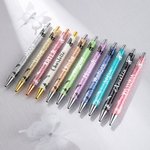 Personalized Glitter Butterfly Retractable Ballpoint Pen with Name Christmas Appreciation Back To School Gift for Friend Classmate