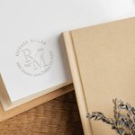 Gepersonaliseerde boek Embosser bibliotheek stempel zegel Hand Held Embossing stempel Kerstmis verjaardag Gift grote boek liefhebbers geschenk