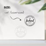 Gepersonaliseerde boek Embosser bibliotheek stempel zegel Hand Held Embossing stempel Kerstmis verjaardag Gift grote boek liefhebbers geschenk