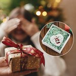 Sombrero de Navidad personalizado Antler Elementos de cerámica colgante ornamento con la letra y el nombre del árbol de Navidad Decoración Feliz Año N