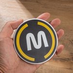 Personalized Round Letter Tire Coasters and Coaster Holder Home Accessory Birthday Christmas Gift for Friends Family Set of 5