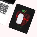 Personalized Teacher Non-Slip Mouse Pad Office Decor with Name and Text Thanksgiving Day Christmas Gift for Teacher