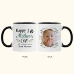 Personalised Happy 1st Mother's Day Ceramic Mug with Name and Photo Christmas Mother's Day Gift for Women