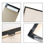 Personalized Multicolor Kid Photo Portrait Collage Canvas Painting Wall Decor with Text Birthday Christmas Gift for Family Parents Grandparents