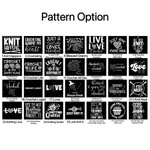 Personalized Crochet Knitting Theme Pullover Hoodie with Yarn Storage Pocket Creative Sweatshirt Gift for Knitter Yarn Lover