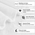 Couverture avec Photo Personnalisée Portrait d'Animal de Compagnie Couverture de Canapé Cadeau pour Anniversaire Noël