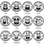 Tampon de Gaufrage Personnalisé avec Texte et Nom Cadeau d'Anniversaire et de Noël pour Amoureux des Livres