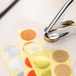 Personalised Christmas Santa Claus Reindeer Design Book Embosser Hand Held Embosser Embossing Stamp with Name Christmas Gift for Book Lovers Family