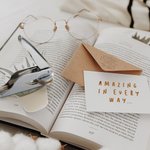 Personalized From the Library of Birth Flower Book Embosser Stamp Seal Hand Held Birthday Gift for Book Lovers