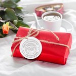 Personalised Christmas Santa Claus Reindeer Design Book Embosser Hand Held Embosser Embossing Stamp with Name Christmas Gift for Book Lovers Family