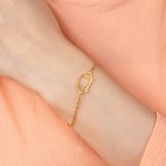 Bracelet Personnalisé avec Silhouette Oreilles de Chien et Nom Cadeau pour Maman Amoureux d'Animaux de Compagnie