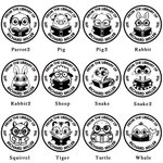 Tampon de Gaufrage Personnalisé avec Texte et Nom Cadeau d'Anniversaire et de Noël pour Amoureux des Livres