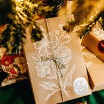 Personalized From the Library of Birth Flower Book Embosser Stamp Seal Hand Held Birthday Gift for Book Lovers