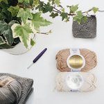 Personalized Knitting Hand Made with Love Book Embosser Stamp with Name Hand Held Embosser Christmas Birthday Gift for Knitter Book Lover