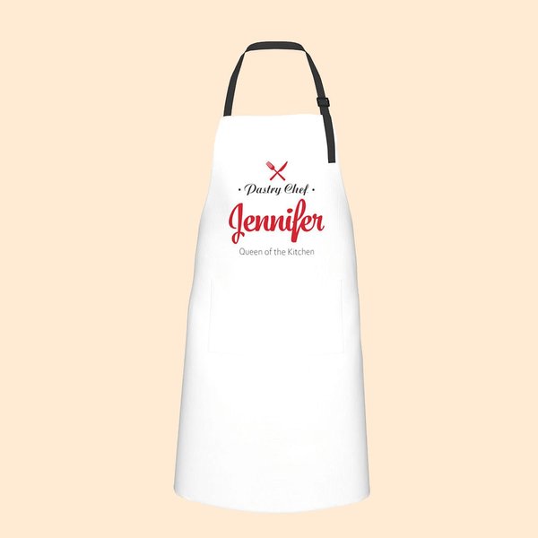 Grembiule da cucina impermeabile personalizzato con 2 tasche, cinturino da collo regolabile Grembiule regalo di inaugurazione per gli amanti della cuc
