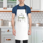 Grembiule da cucina impermeabile personalizzato con 2 tasche, cinturino da collo regolabile Grembiule regalo di inaugurazione per gli amanti della cuc