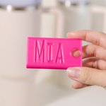 Impresión 3D personalizada Vaso placa de identificación para 20oz a 40oz Stanley Vaso de regalo para ella