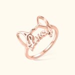 Gepersonaliseerde Hondenras Oren Ring met Gegraveerde Naam Sieraden Gift voor Dog Mom Pet Lover