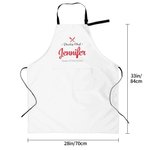 Grembiule da cucina impermeabile personalizzato con 2 tasche, cinturino da collo regolabile Grembiule regalo di inaugurazione per gli amanti della cuc