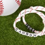 Personalised Handmade Baseball Adjustable Bead Bracelet with Name Sport Theme Team Spirit Birthday Gift for Kids Teen