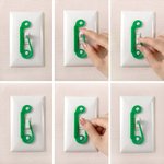 Personalized 3D Print Light Switch Lock 2pcs Switch Protector Label Fits Most Switches Home Office Essential