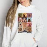 Personalised Eras Tour Poster Photos Collage T-Shirt Sweatshirt Hoodie with Name Birthday Christmas Gift for Her