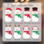 Personalized Photo Ceramic Christmas Heart Snowman Ornament Christmas Tree Decor Wedding Christmas Gift for Couples Newlywed