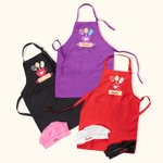 Personalised Baking Tools Adjustable Boy Girl Apron Chef Hat Set with Embroidered  Name and Pocket Birthday Gift for Kids Cooking Lovers