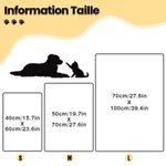 Couverture avec Photo de l'Animal de Compagnie et Nom Personnalisés Anniversaire Noël Cadeau Commémoratif pour Chat Chien Animal de Compagnie