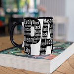 Taza Personalizada Papa Papa con Nombres 11oz 15oz Blanco Negro Taza de Café de Cerámica Cumpleaños Día del Padre Regalo para Papa Padre