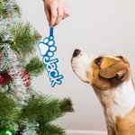 Personalized Retro Pink Doll Christmas Hanging Ornament Pink Blue Name Acrylic Stocking Tag Christmas Gift for Pet Lover Fashion Doll Fan