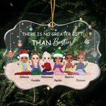 Personalised There Is No Greater Gift Than Besties Chatting With My Sisters Irregular Shape Acrylic Ornament Christmas Gift for Bestie