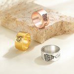 Bague Personnalisée avec Image de l'Animal et Texte Gravé Bijoux pour Perte d'Animal de Compagnie Cadeau Anniversaire pour Amoureux des Animaux