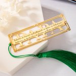 Personalised Name Bookmark with Tassels Reading Enthusiast Essential Birthday Christmas Gift for Parent Grandparent Book Lover