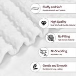 Personalised Multicolour Available Name Blanket Baby Kid Funny Fleece Sherpa Blanket Home Decoration Newborn Baby Shower Christmas Gift for Family