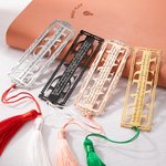 Personalised Name Bookmark with Tassels Reading Enthusiast Essential Birthday Christmas Gift for Parent Grandparent Book Lover