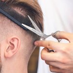 Personalised Stainless Steel Barber Scissors and Comb Set with Engraved Text Christmas Birthday Gift For Barber Beauticians