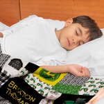 Personalisierte Traktor Farming Kapuzendecke mit Hut und Name Baby Dusche Geburtstag Weihnachten Geschenk für Baby Kind