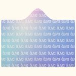 Coperta in pile artico personalizzata con cappuccio e nome del cartone animato Regalo di Natale morbido e caldo per i bambini.