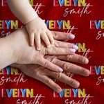 Personalised Multicolour Available Name Blanket Baby Kid Funny Fleece Sherpa Blanket Home Decoration Newborn Baby Shower Christmas Gift for Family